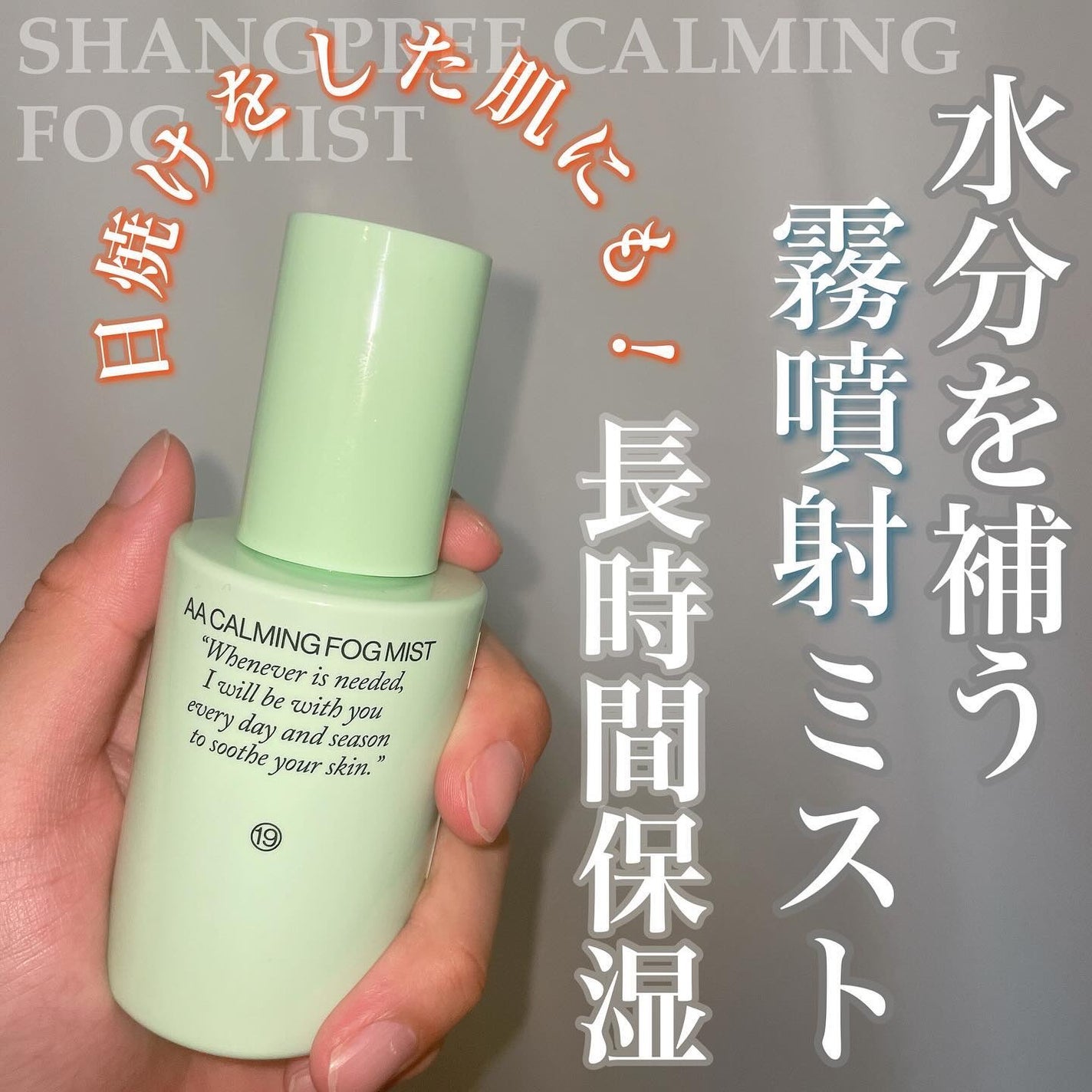 AA CALMING FOG MIST/Shangpree/ミスト状化粧水を使ったクチコミ(1枚目)