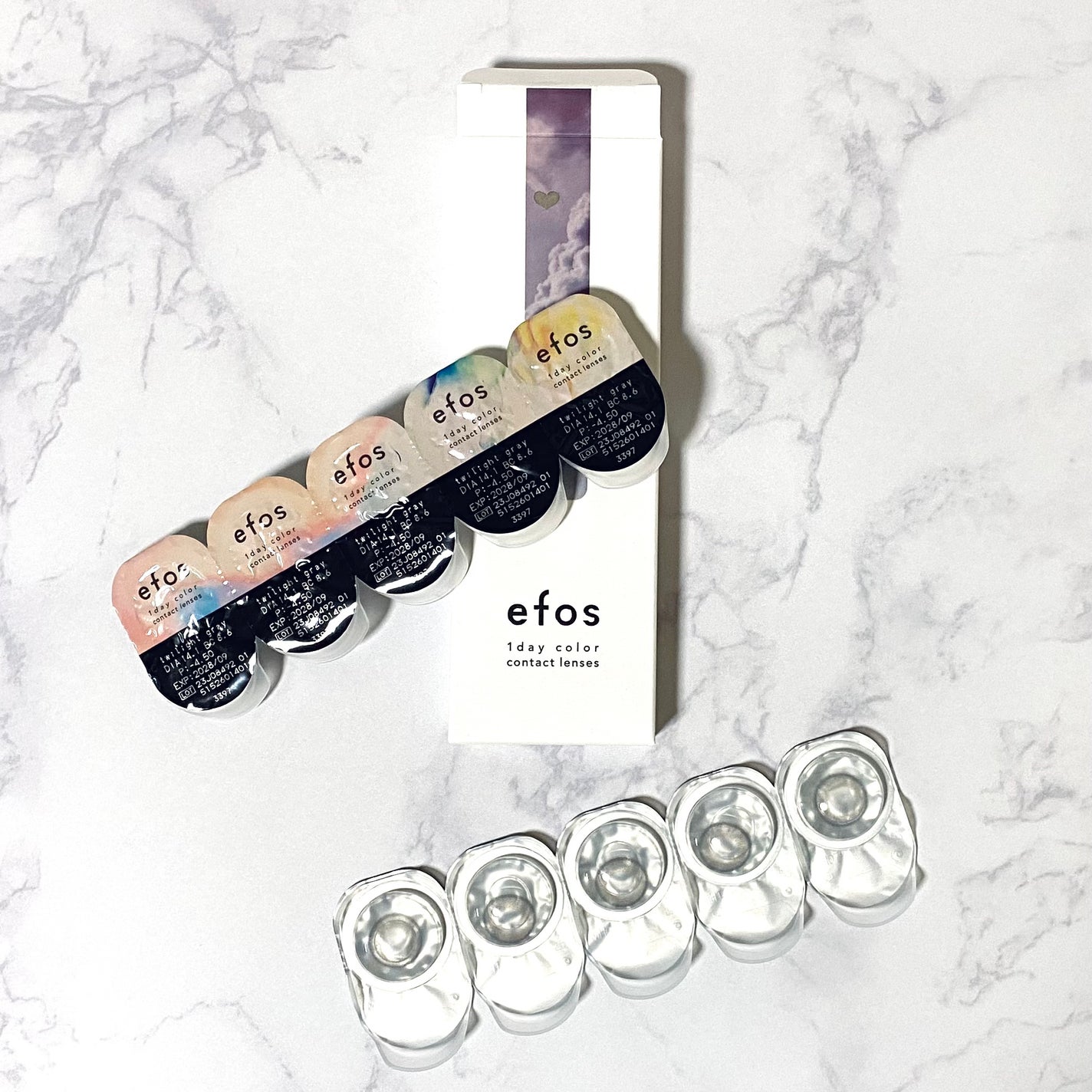 efos 1day/efos/ワンデー(1DAY)カラコンを使ったクチコミ(2枚目)