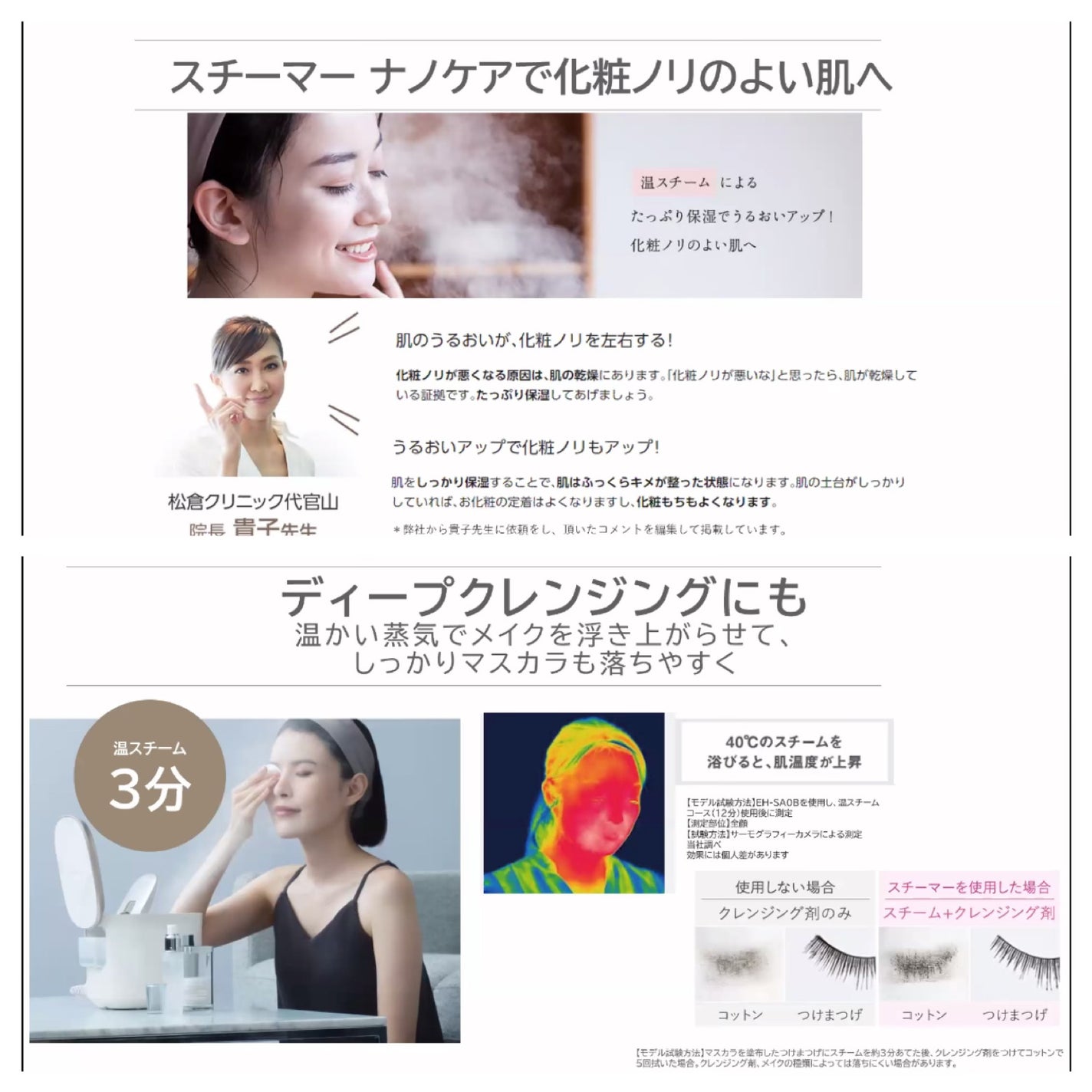 スチーマー ナノケア EH-SA0B/Panasonic/美顔器・マッサージを使ったクチコミ(8枚目)