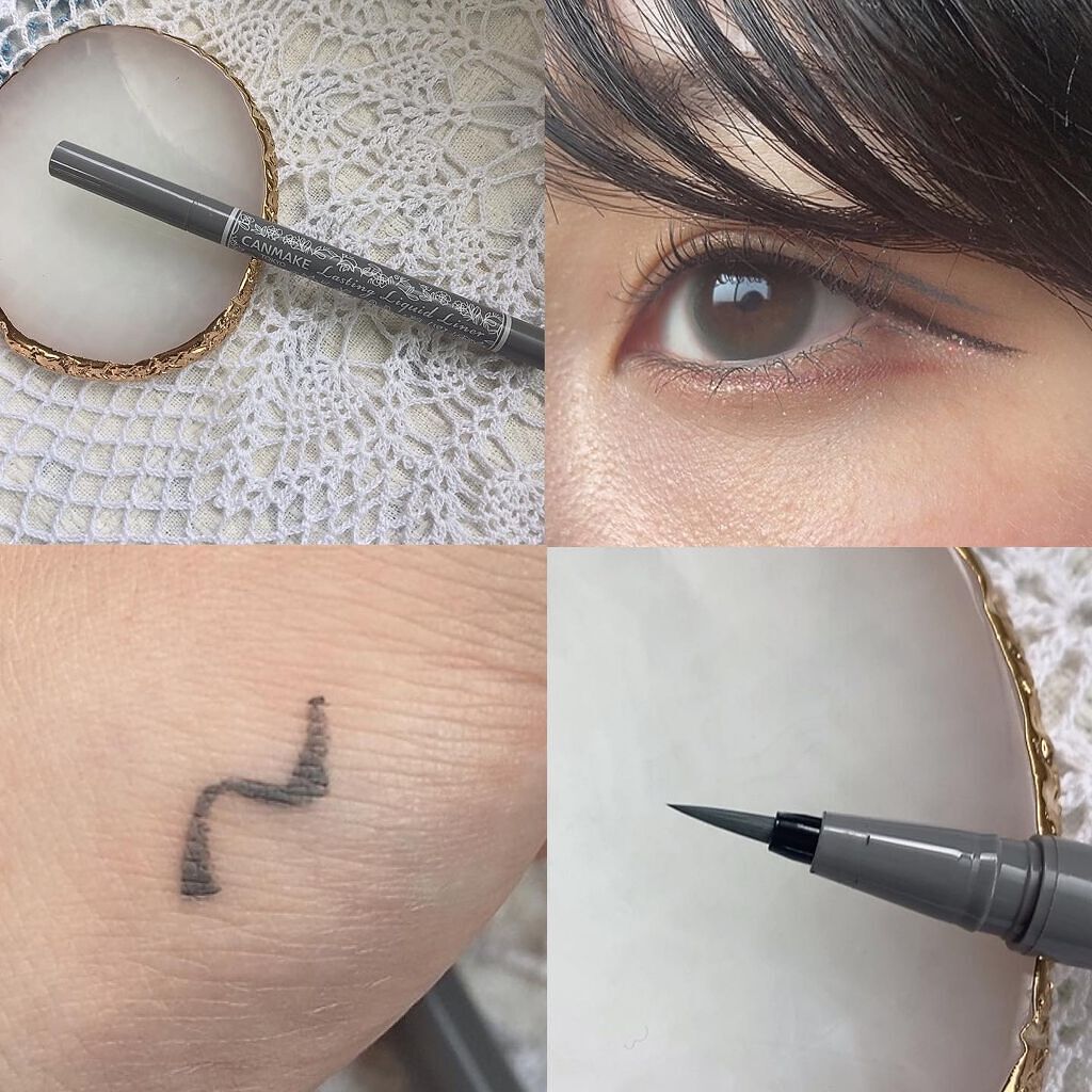 ラスティングリキッドライナー/キャンメイク/リキッドアイライナーを使ったクチコミ(2枚目)