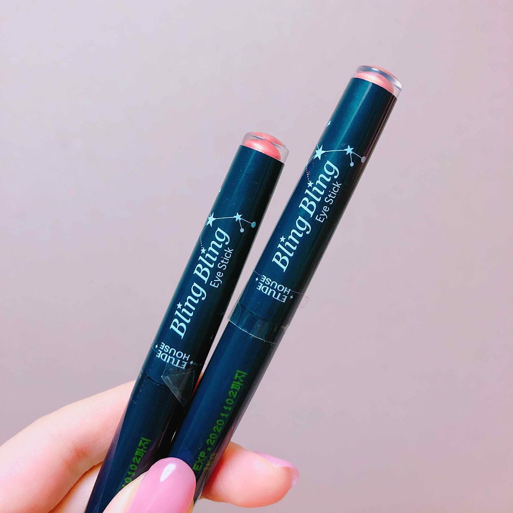 キラキラ アイシャドウ/ETUDE/スティックアイシャドウを使ったクチコミ(1枚目)