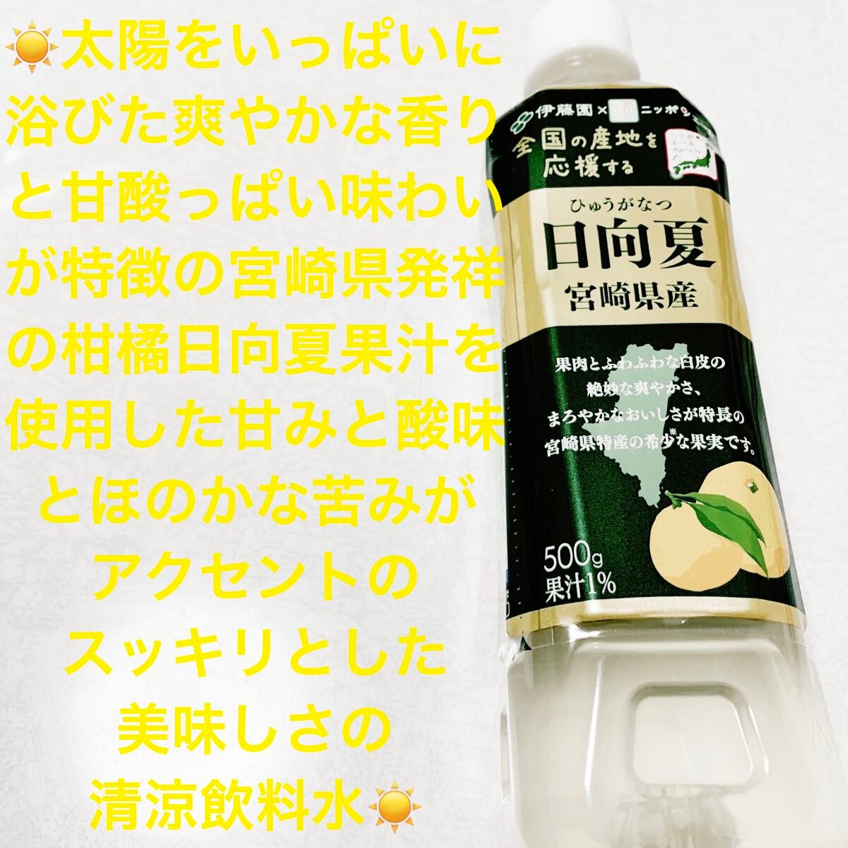 日向夏 宮崎県産/伊藤園/ドリンクを使ったクチコミ(1枚目)