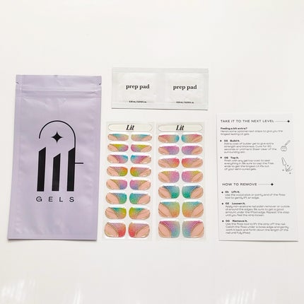 Lit gels ジェルネイルシール/Lit gels/ネイルシールを使ったクチコミ(6枚目)