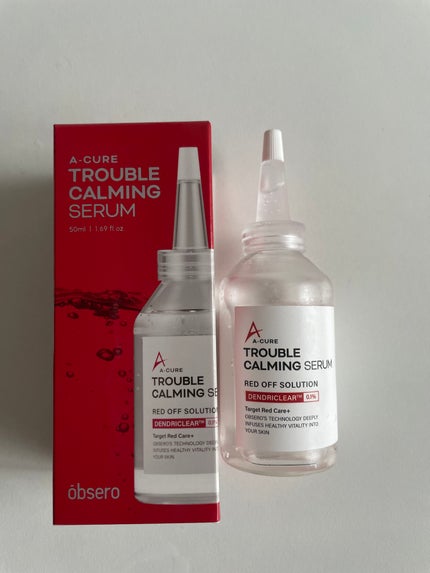 エーキュアトラブルカーミングセラム/obsero/美容液を使ったクチコミ(1枚目)