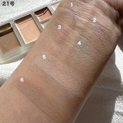 ブリージングコンシーラーパレット/Healus/パレットコンシーラーを使ったクチコミ(5枚目)
