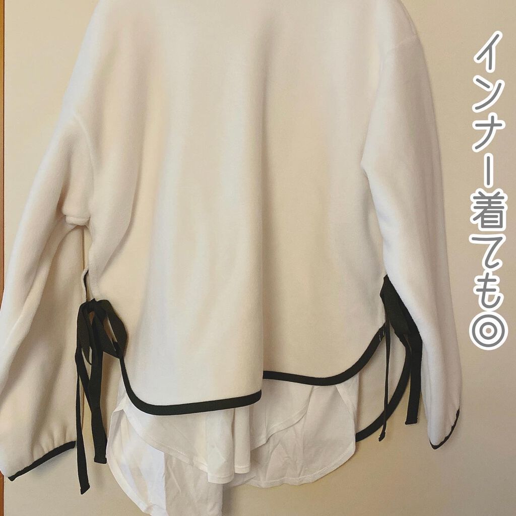 フリースオーバーサイズモックネックプルオーバー（長袖）/ユニクロ/その他を使ったクチコミ（3枚目）