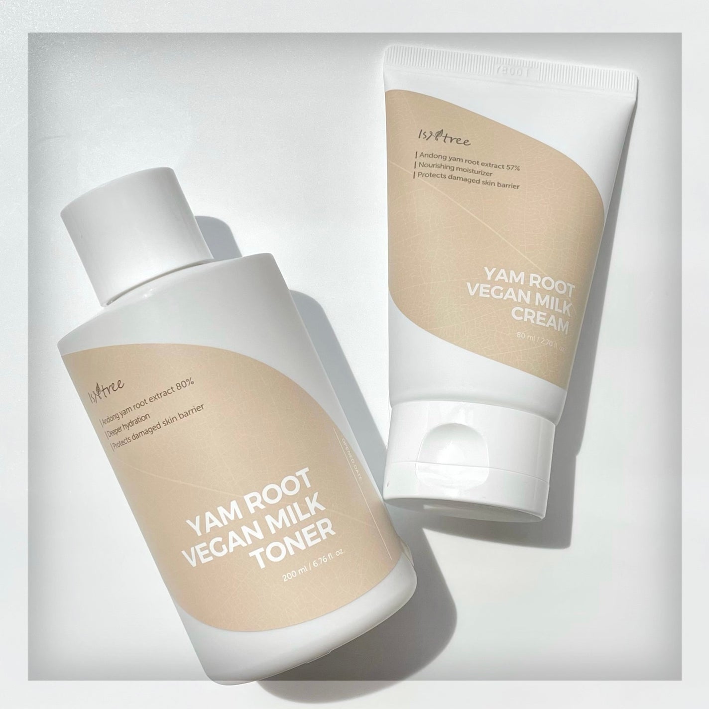 Yam Rootビーガンミルククリーム/Isntree/フェイスクリームを使ったクチコミ(1枚目)