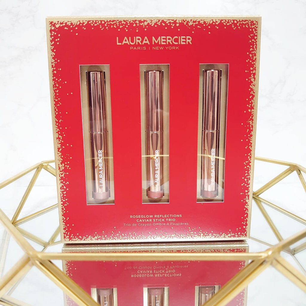 ローズグロウ リフレクションズ キャビアスティック トリオ/ローラ メルシエ/スティックアイシャドウを使ったクチコミ（1枚目）