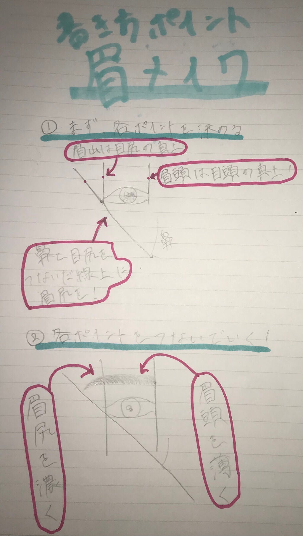 yn614✨毎日投稿 on LIPS 「眉毛の書き方のポイント紹介です!私がいつも意識していることをま..」(1枚目)