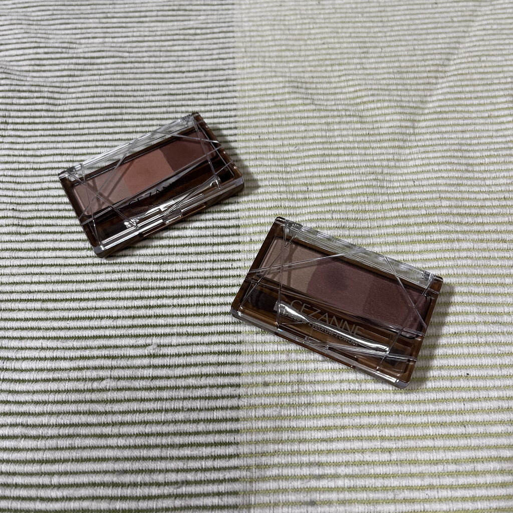 ノーズ＆アイブロウパウダー/CEZANNE/パウダーアイブロウを使ったクチコミ（2枚目）