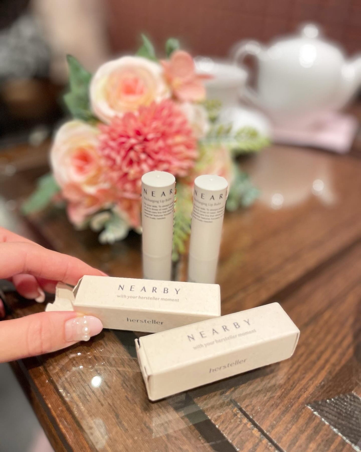 NEARBY Recharging Lip Balm/Hersteller/口紅を使ったクチコミ(5枚目)