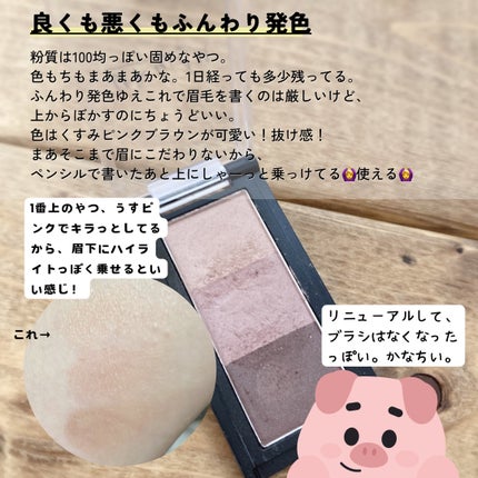 アイブロウパウダーN /U R GLAM/パウダーアイブロウを使ったクチコミ(2枚目)