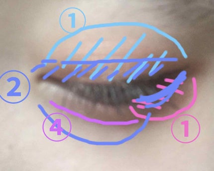 UR GLAM BLOOMING EYE COLOR PALETTE/U R GLAM/アイシャドウパレットを使ったクチコミ(3枚目)