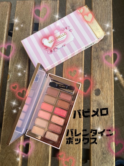 バレンタインボックス3ローズモーメント/VAVI MELLO/アイシャドウパレットを使ったクチコミ(1枚目)