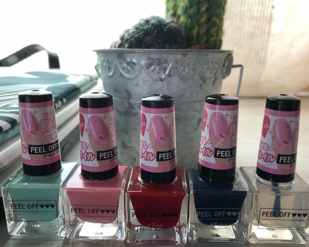 SHピールオフネイル/セリア/マニキュアを使ったクチコミ(2枚目)