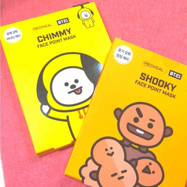 MEDIHEAL BT21 l MEDIHEAL SHOOKY ポイントパッチのクチコミ「最初は友達に貰ったポイントパック。
１回使って、「いい匂い！」ってゆうのが始まり。それ以来リピ.....」（2枚目）