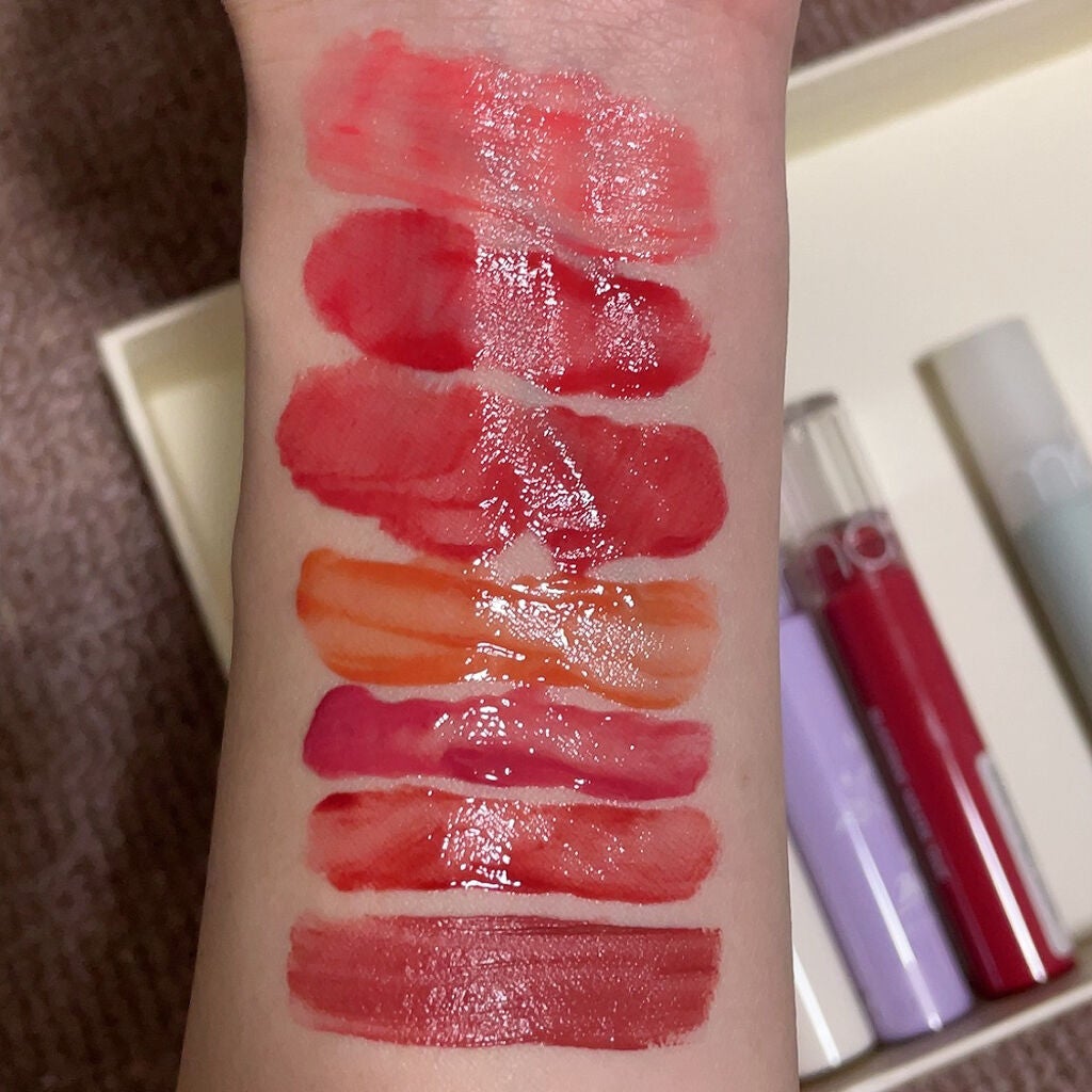 ジューシーラスティングティント/rom&nd/リップティントを使ったクチコミ(4枚目)