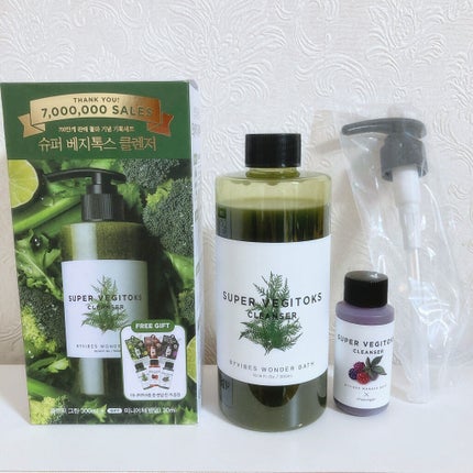 スーパーベジトックスクレンザー/WONDER BATH/クレンジングジェルを使ったクチコミ(5枚目)