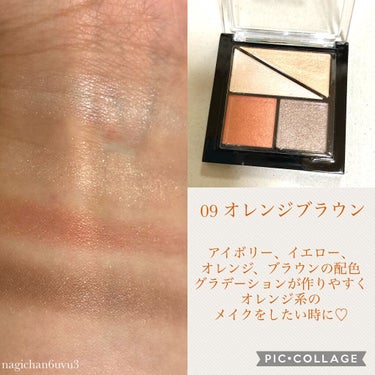 UR GLAM　VELVET EYE COLOR PALETTE/U R GLAM/パウダーアイシャドウを使ったクチコミ（2枚目）