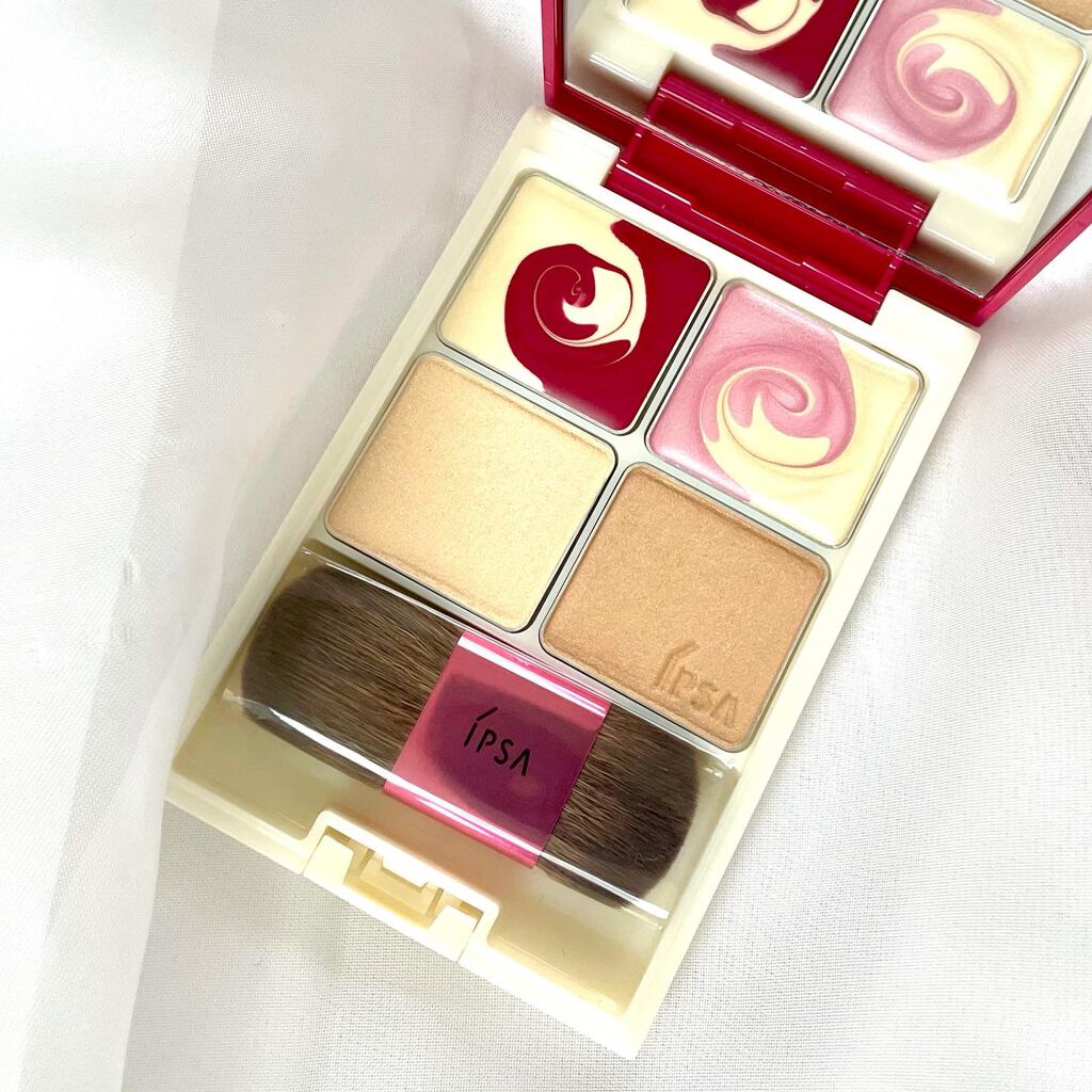 デザイニング フェイスカラーパレット/IPSA/プレストパウダーを使ったクチコミ（2枚目）