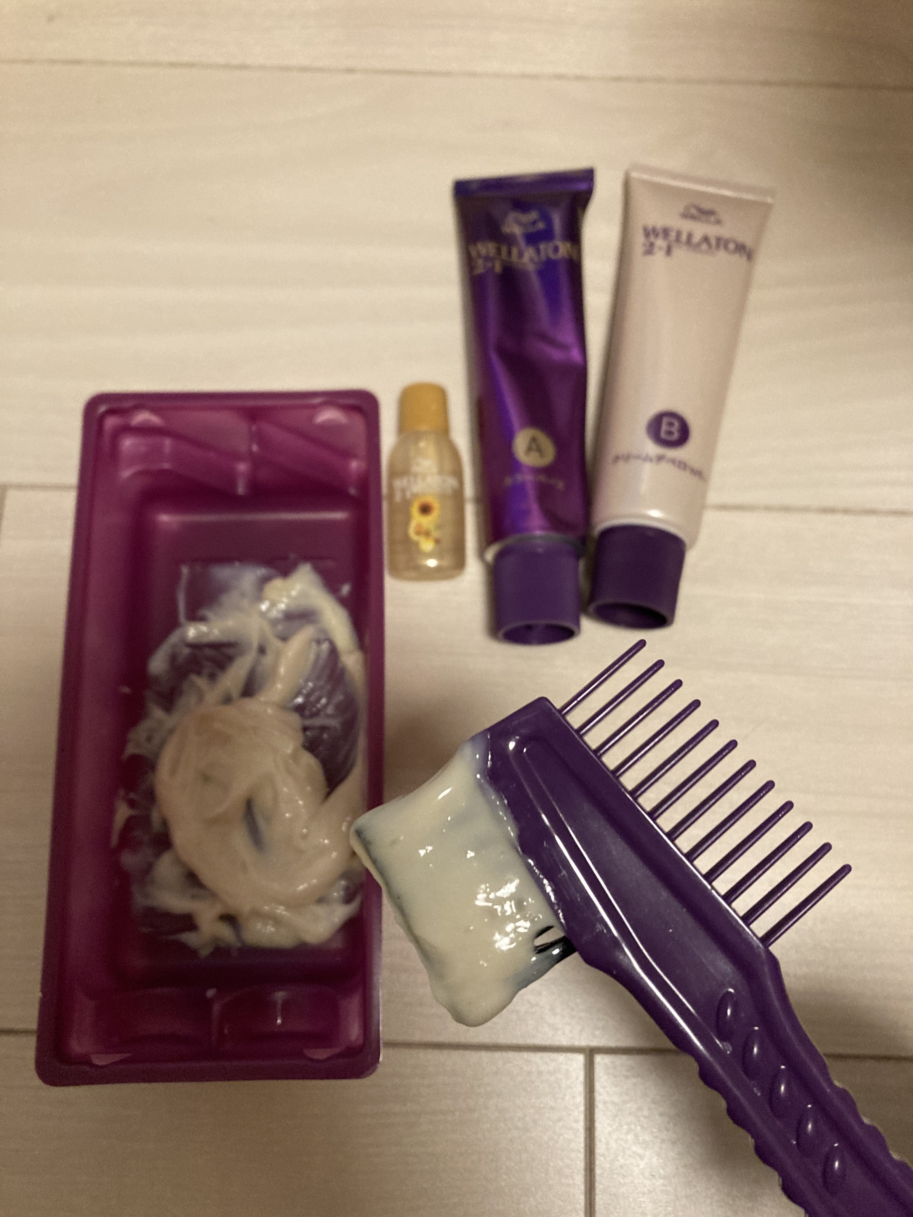 ウエラトーン ツープラスワン クリームタイプ 7G/ウエラ/ヘアカラーを使ったクチコミ（3枚目）