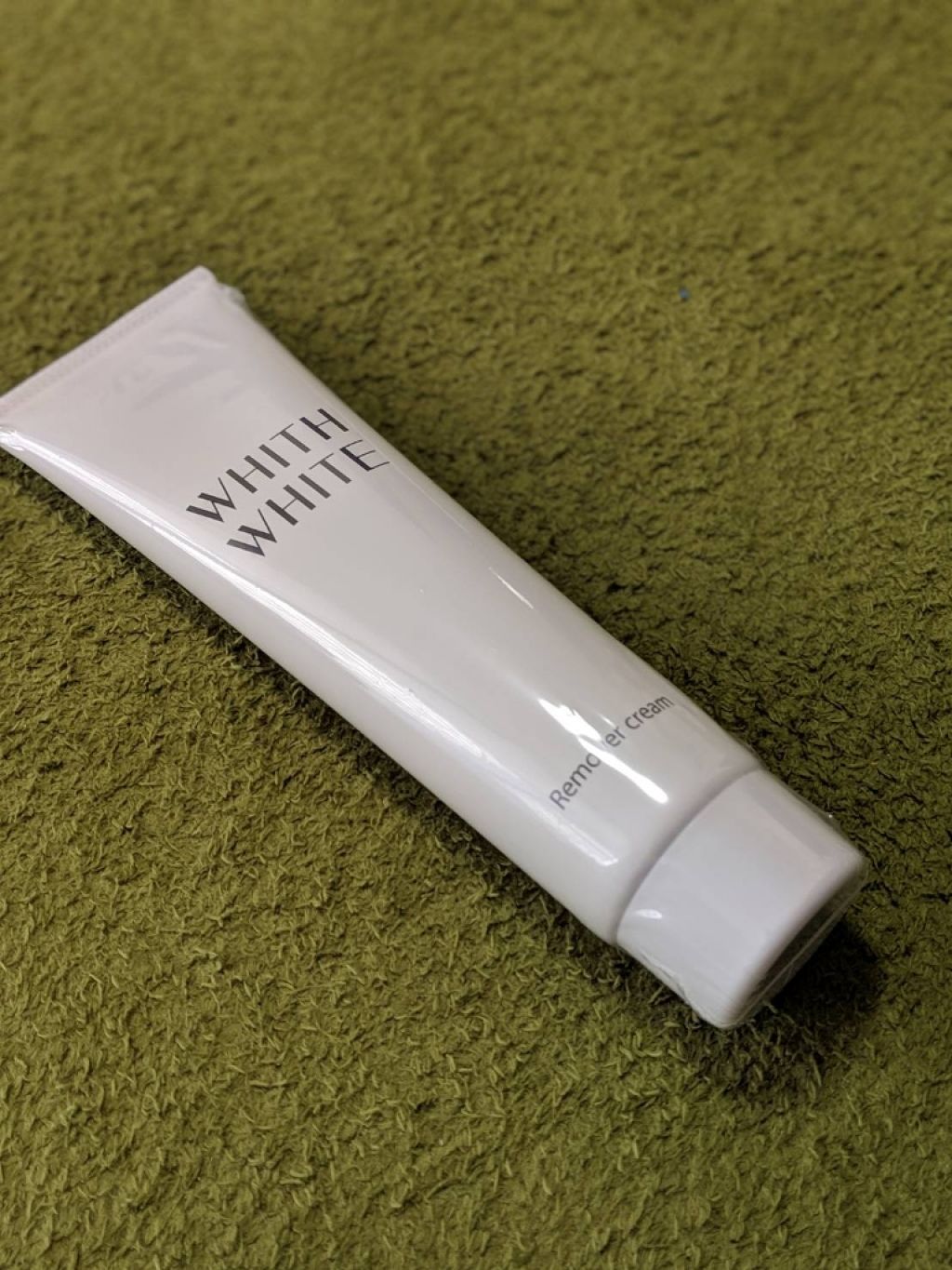 除毛クリーム/WHITH WHITE/除毛クリームを使ったクチコミ(1枚目)