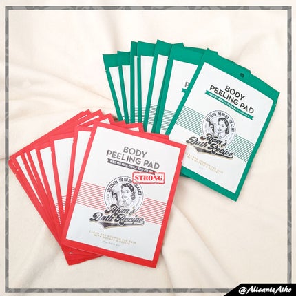 ボディピーリングパッド/Mom’s Bath Recipe/ピーリングを使ったクチコミ(1枚目)