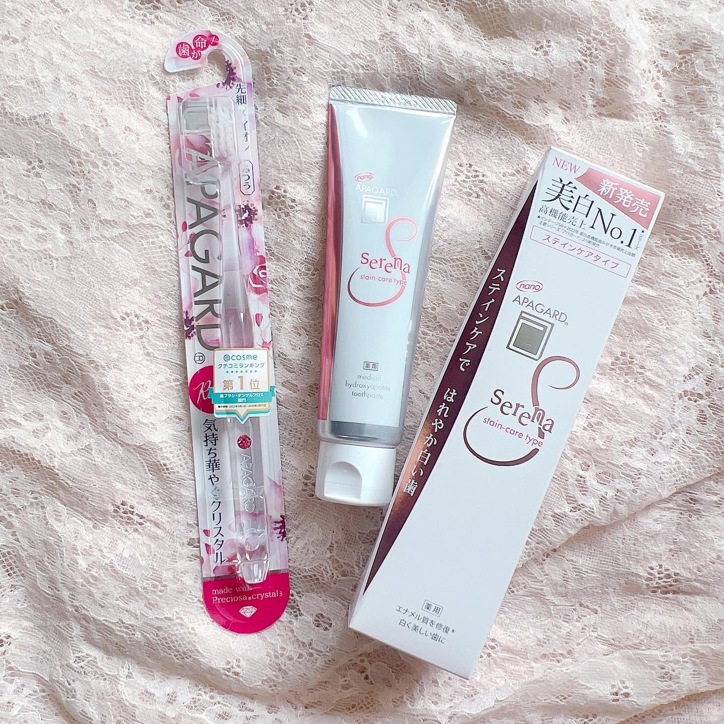 アパガードクリスタル歯ブラシ/アパガード/歯ブラシを使ったクチコミ（1枚目）