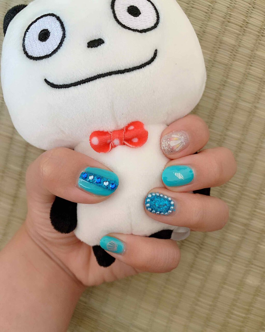 ジェルネイル（ライト対応）/セリア/ジェルネイルを使ったクチコミ（1枚目）