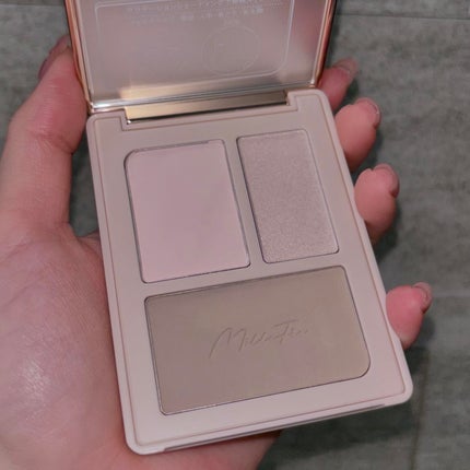 チート顔コントゥアパレット/MilleFée/パウダーハイライトを使ったクチコミ(4枚目)