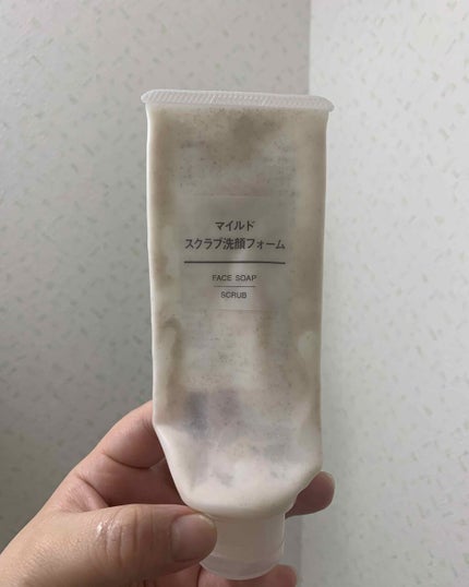 マイルドスクラブ洗顔フォーム/無印良品/スクラブ・ゴマージュを使ったクチコミ(1枚目)