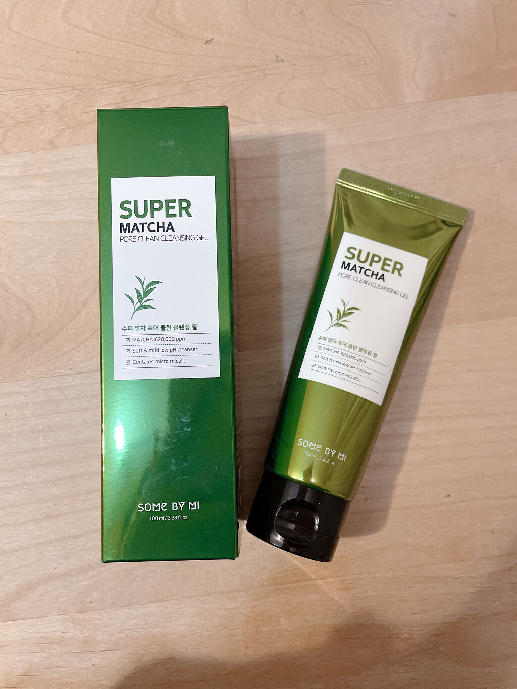 スーパー 抹茶 ポア クリーン クレンジングジェル/SOME BY MI/クレンジングジェルを使ったクチコミ（1枚目）