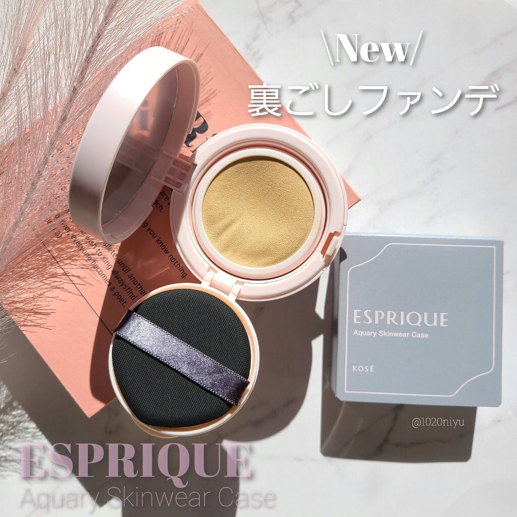 アクアリースキンウェア/ESPRIQUE/クッションファンデーションを使ったクチコミ(1枚目)