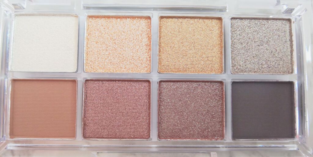 AC8カラーアイパレット/セリア/アイシャドウパレットを使ったクチコミ（2枚目）