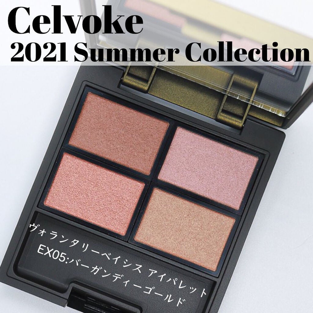 ヴォランタリーベイシス アイパレット/Celvoke/アイシャドウパレットを使ったクチコミ(1枚目)