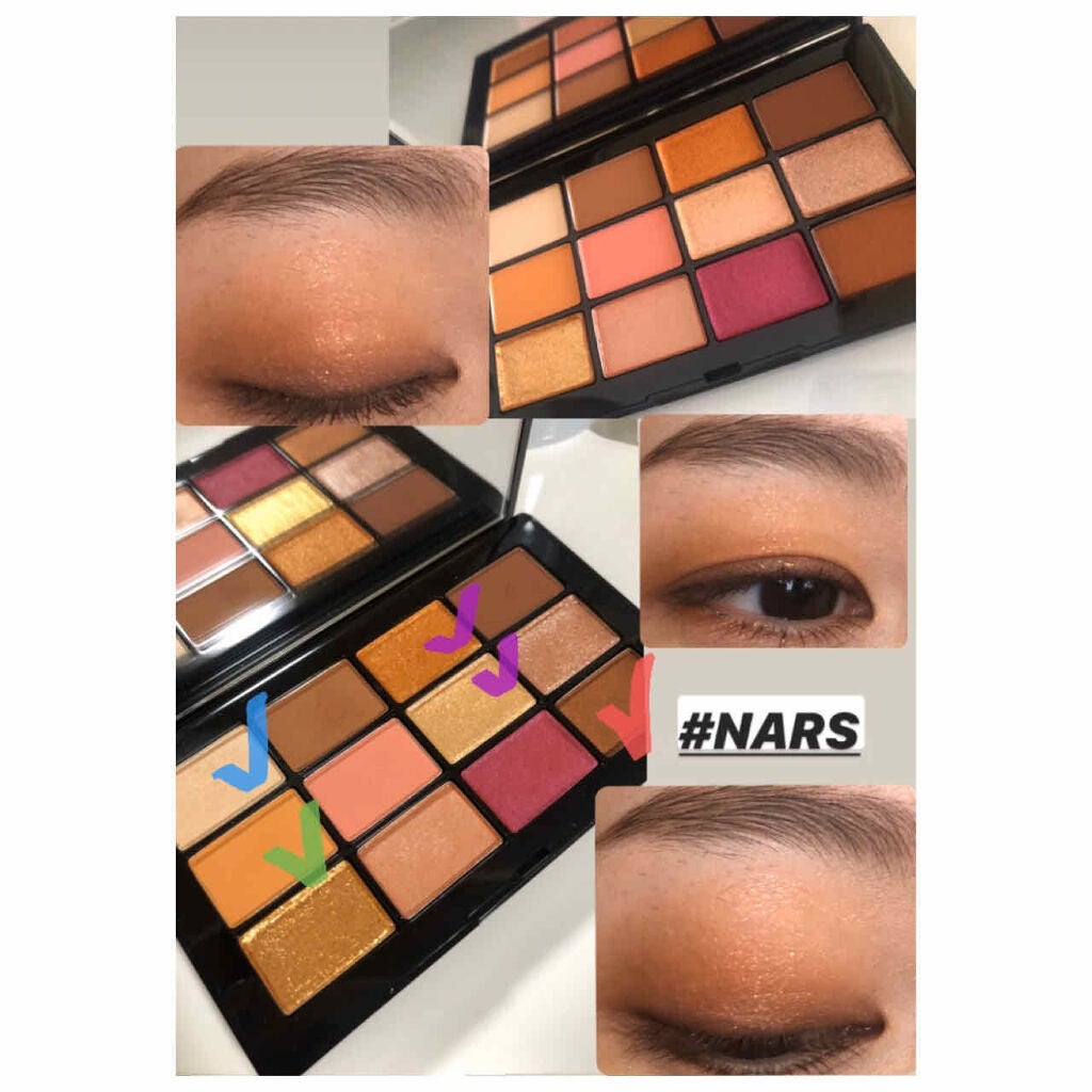 アフターグロー アイシャドーパレット/NARS/アイシャドウパレットを使ったクチコミ(1枚目)