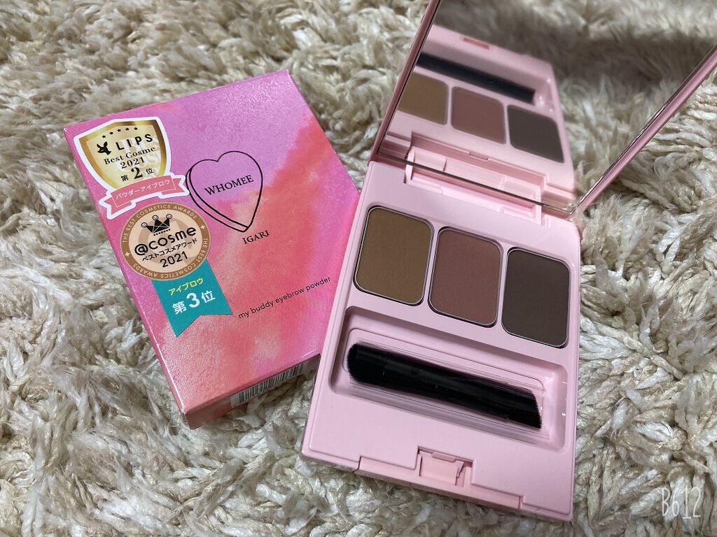  フーミー アイブロウパウダー/WHOMEE/パウダーアイブロウを使ったクチコミ（1枚目）