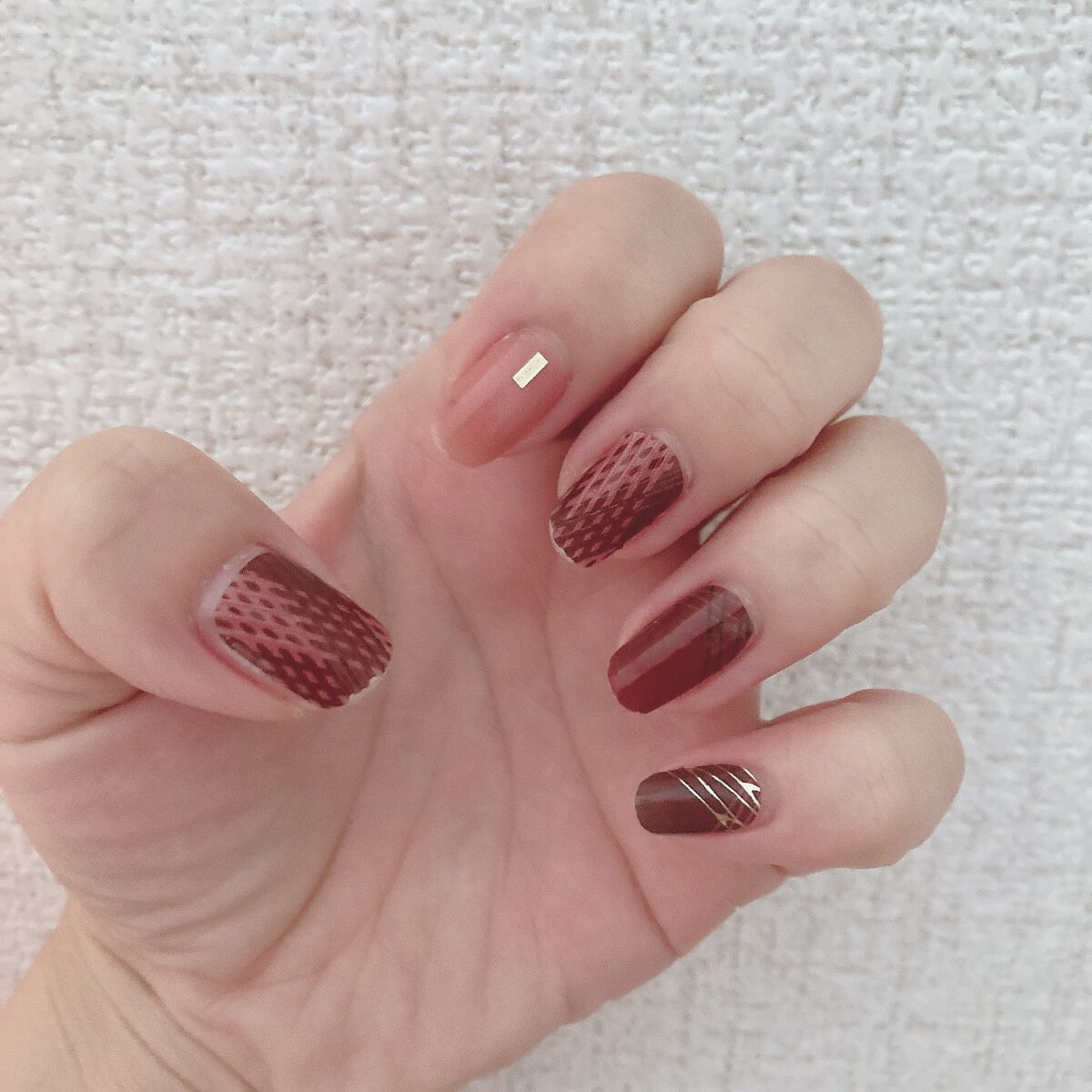 DAISO×紗々 UV GEL ネイルシール/DAISO/ネイルシールを使ったクチコミ(4枚目)