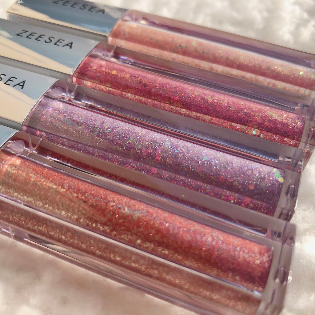 ダイヤモンドシリーズ 星空リキッドアイシャドウ/ZEESEA/リキッドアイシャドウを使ったクチコミ(4枚目)