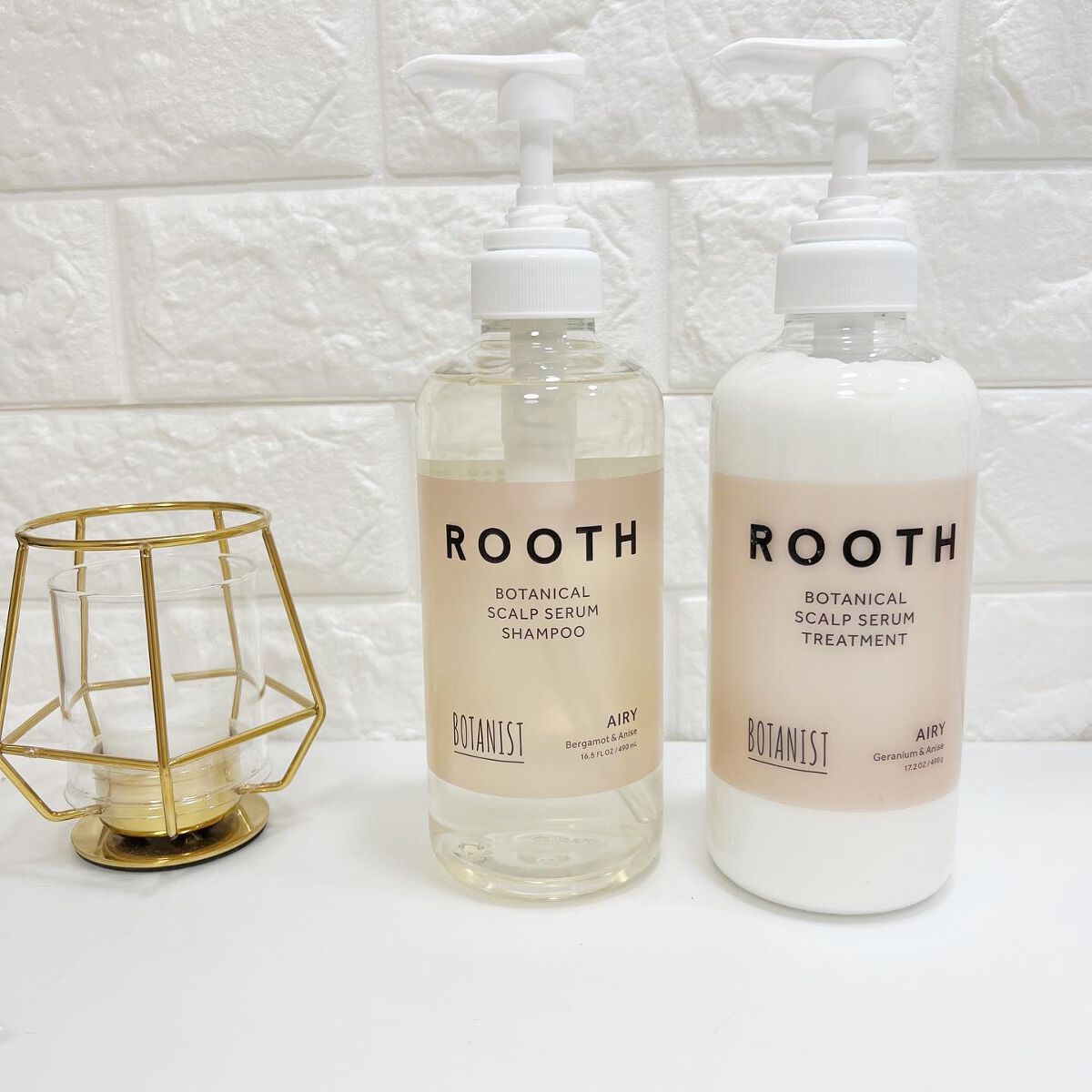 ルース ボタニカルスカルプセラム シャンプー・トリートメント（エアリー）/BOTANIST/市販シャンプーを使ったクチコミ（1枚目）