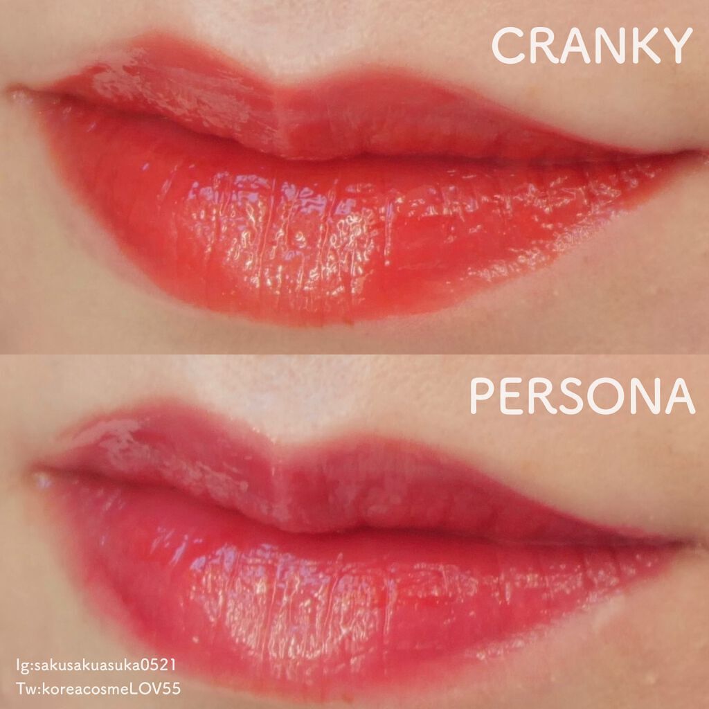  デューイ グロウ リップ ティント BGC01 Persona/NAMING./リップティントを使ったクチコミ（3枚目）