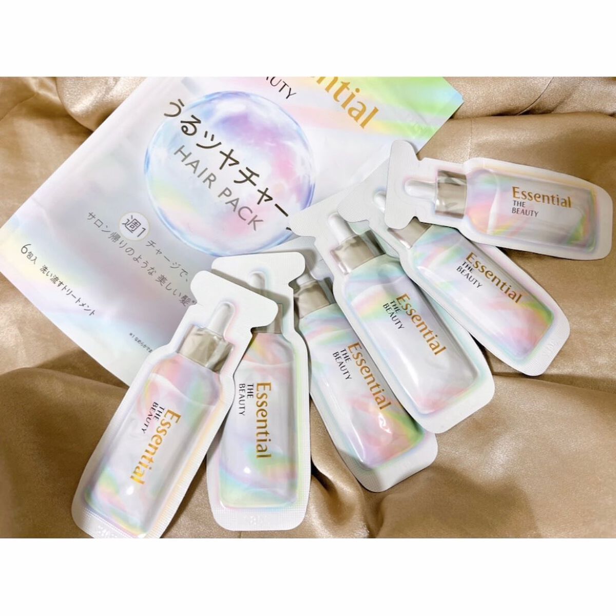 ザビューティ うるツヤチャージヘアパック/エッセンシャル/ヘアマスク・ヘアパックを使ったクチコミ（1枚目）