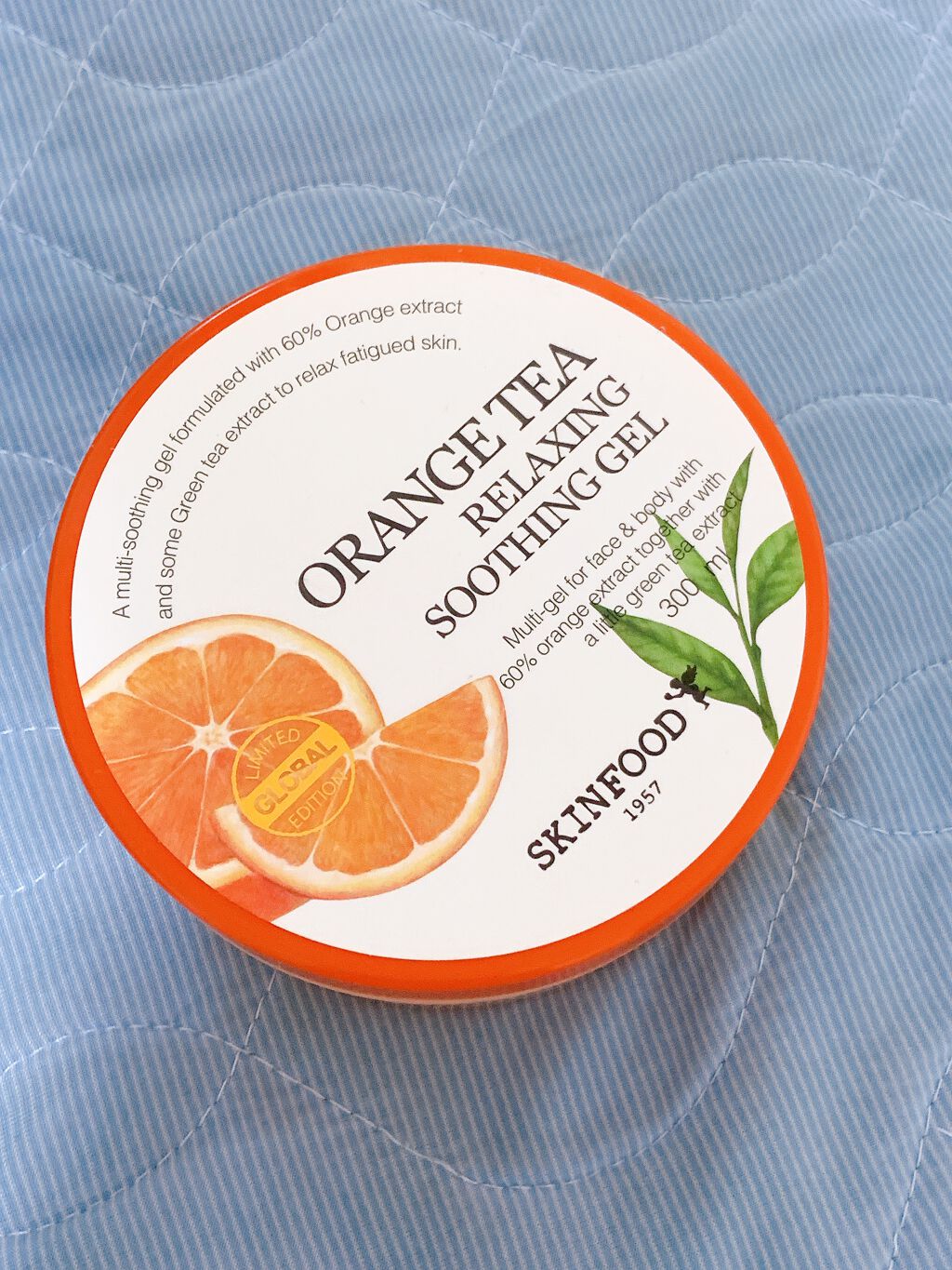 SKINFOOD オレンジティー リラクシング スージングジェルのクチコミ「SKINFOODのプルプルジェル✨
SKINFOODで私の大好きなオレンジのジェルが出ると聞き.....」（1枚目）