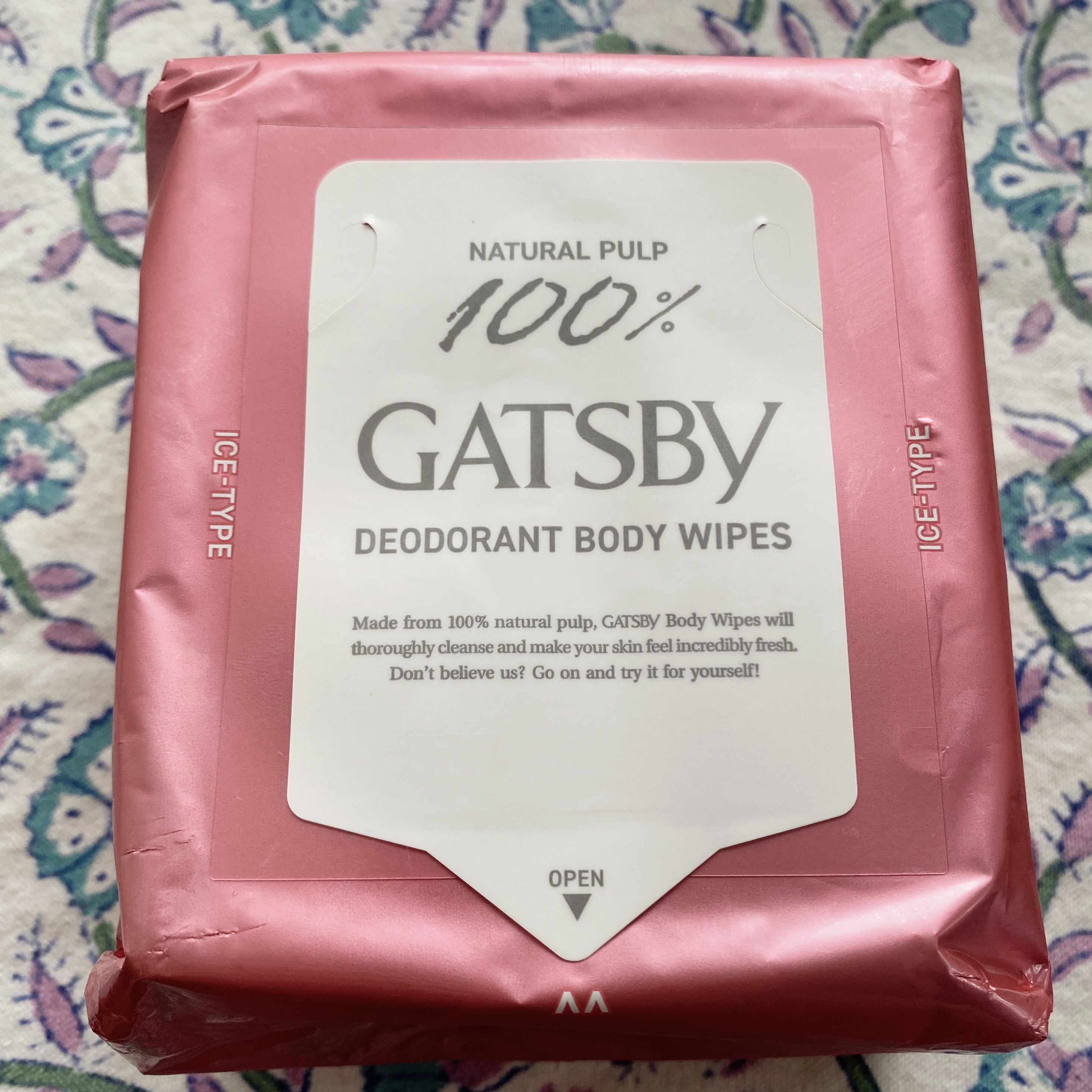 アイスデオドラント ボディペーパーN フリーズピーチ/ギャツビー/ボディシートを使ったクチコミ（1枚目）