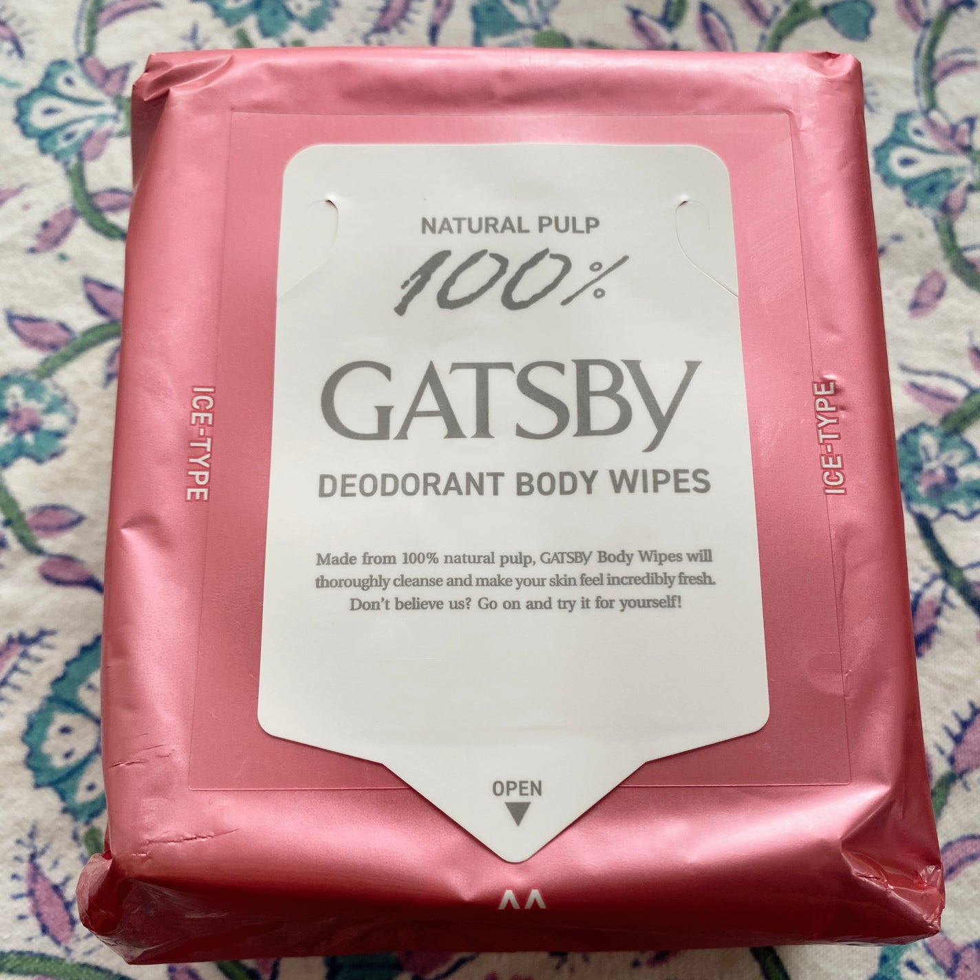 アイスデオドラント ボディペーパーN フリーズピーチ/ギャツビー/ボディシートを使ったクチコミ(1枚目)