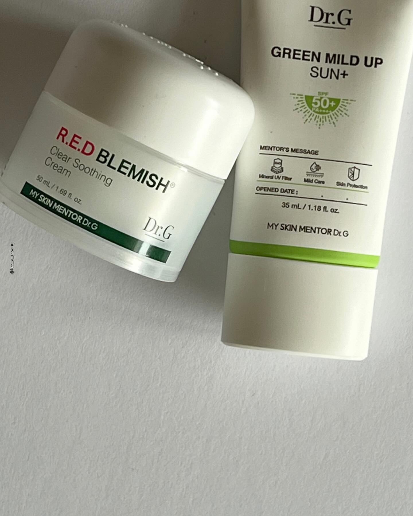 グリーンマイルドアップサンプラス/Dr.G/日焼け止めクリームを使ったクチコミ（1枚目）