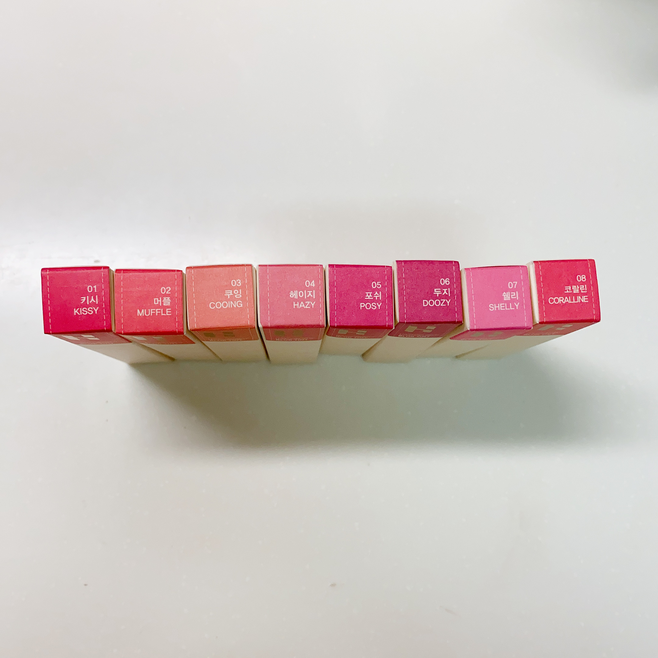 フォギーブラーティント #08 Coralline/HOLIKA HOLIKA/リップティントを使ったクチコミ（3枚目）