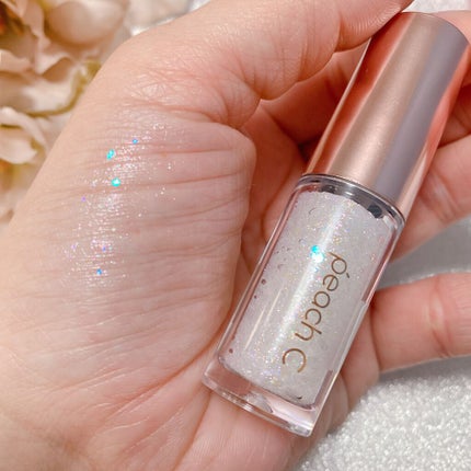 シャンパンアイグリッター/Peach C/グリッターを使ったクチコミ(9枚目)