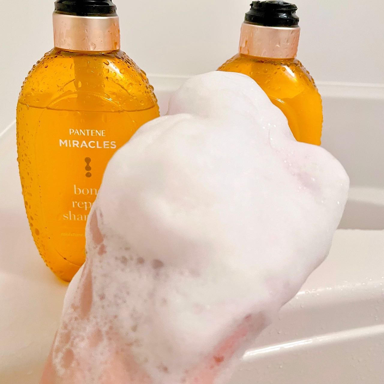 ボンドリペアシリーズ モイスチャー＆パワーリペア  シャンプー＆トリートメント/パンテーン/市販シャンプーを使ったクチコミ（3枚目）