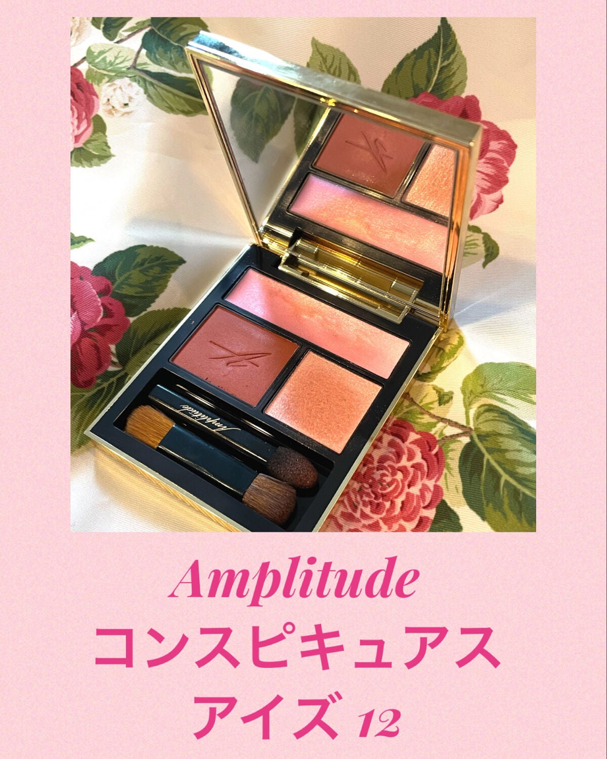 コンスピキュアス アイズ/Amplitude/アイシャドウパレットを使ったクチコミ(1枚目)